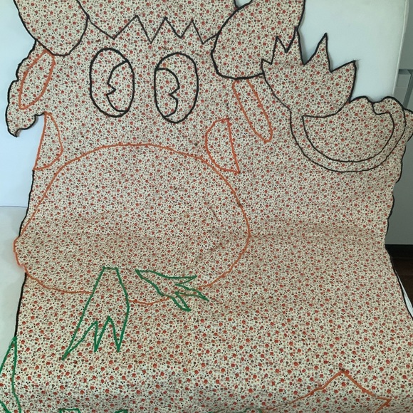 Handmade Baby Quilt or Wall Hanging, Truly One of a Kind - Picture 2 of 5